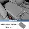 For ZEEKR 7X Car Central Armrest Box Cover Pad Silicone Armrest Protector Cover Interior Modification Decoration Car Accessories