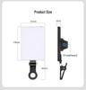 Luce Selfie Quadrata Portatile per Live Streaming e Fotografia