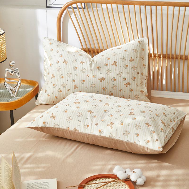Summer Cool 100% Cotton Double Layer Gauze Quilt Set