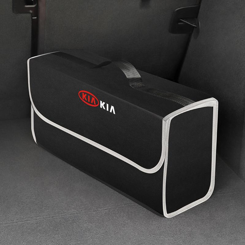 BXAOK1 Car Accessories Seat Gap Organizer Box Leak-proof Storage Bag For Kia KN GT-Line Sportage Ceed Rio Picanto Sorento Soul Cerato