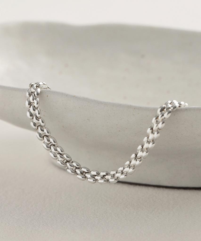 Mcel Silver Pure Grace Chain Bracelet