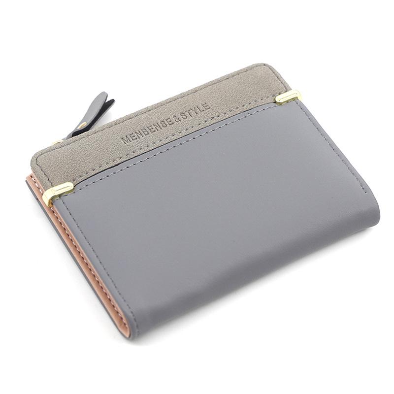 Korean Style Women's Zipper Wallet: Simple, Versatile, Short Coin Purse