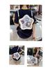 Transparente Stern-Ita-Tasche - Rucksack im koreanischen Stil mit großem Fassungsvermögen für Damen und Studenten