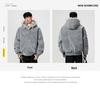 Unisex Winter Hooded Cotton Coat with Sable Collar, Thickened and Velvet-Lined for Warmth and Cold Protection