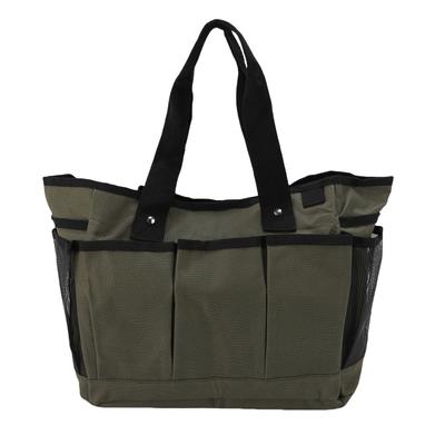 Garden Tool Bag Multi Purpose Double Layer 600D Oxford Gardening Bag for Planting Transplanting Pruning Tools