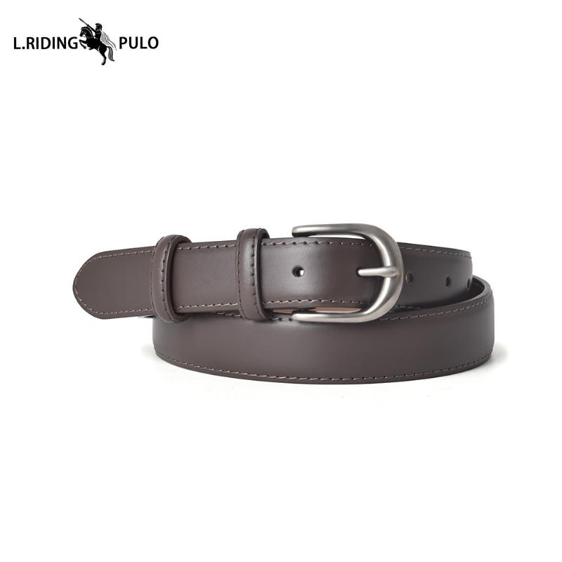 

Ремень из натуральной кожи для женщин, Ремень из коровьей кожи для брюк, Ретро, Повседневный и Универсальный ремень для женщин 105cm