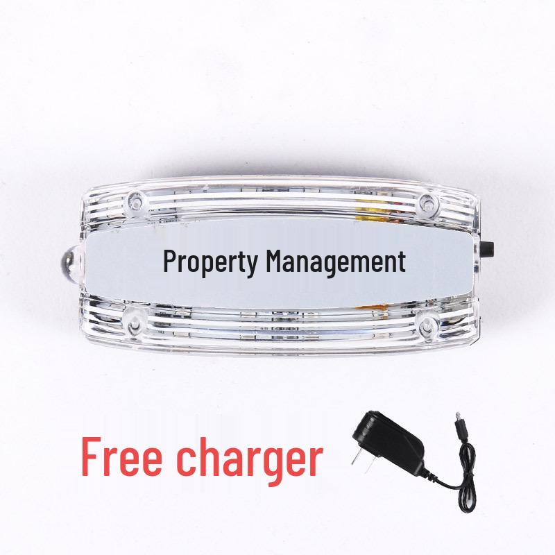 Rechargeable LED Shoulder Clip Strobe Light for Outdoor Running and Security
