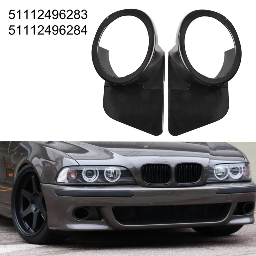 Non Deformation Front Fog Light Cover for BMW For E39 For M5 9903 Reliable Protection (51112496283 51112496284)