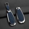 Car Remote Key Case Cover for Morris Garages MG Cyberster Zinc Alloy Leather Fob Protection Shell Auto Keychain Accessories