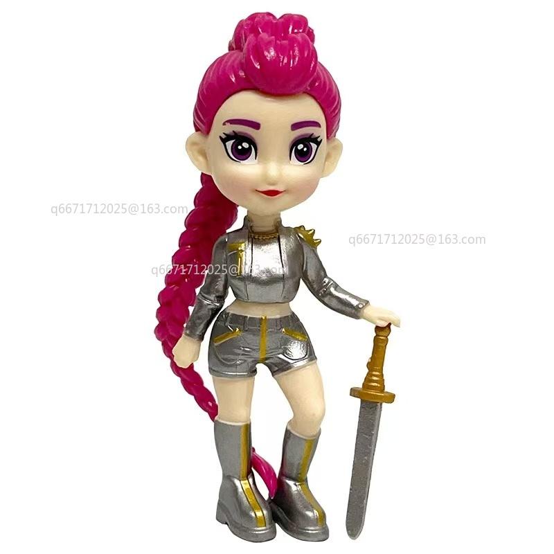 New Anime Figure K-pap Demon Hunters with Box Kawaii Boys Girls Gifts For Kids Fans Halloween Christmas Figure Decorative Gifts