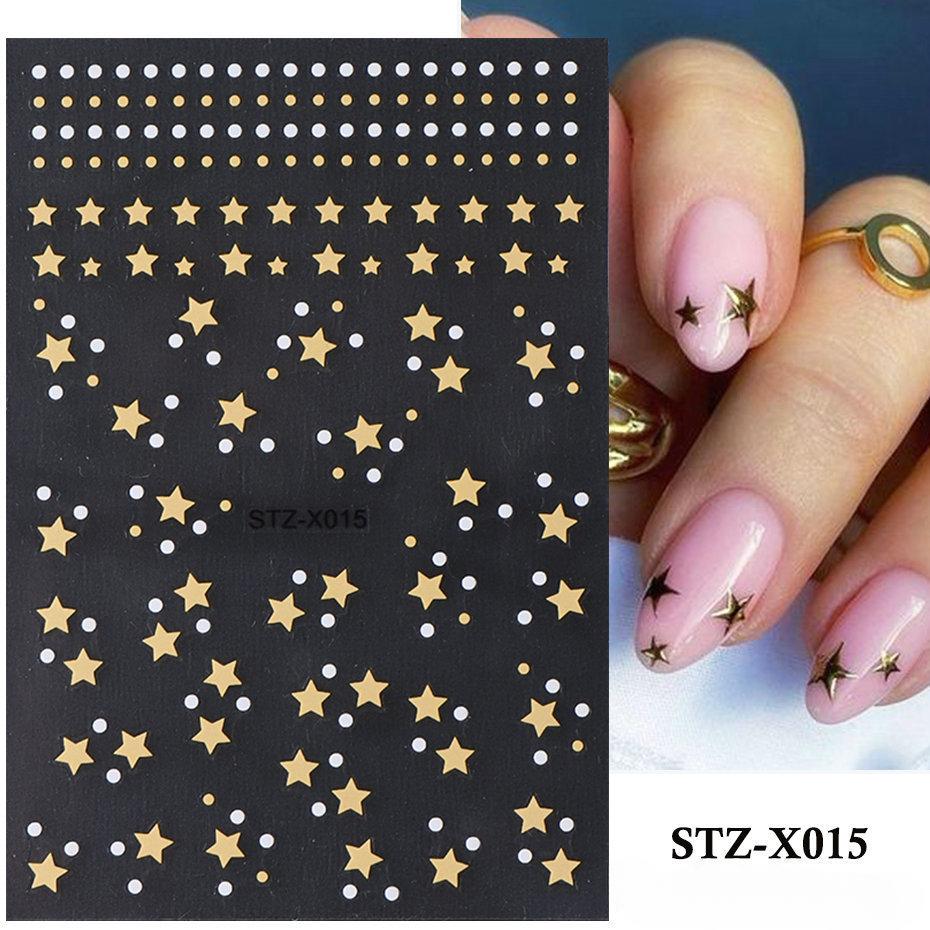 Spider Nail Art Stickers,3D Self-Adhesive Spider Web and Spider Design Nail Sticker Acrylic Nail Art Decoration for Women Holiday Nail Charm