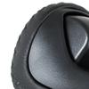 Honda Accord VIII 2008- Automatic Gear Shift Knob, Black Leather & Silver