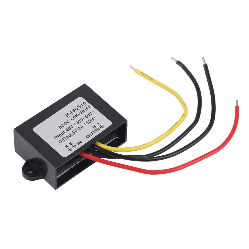 36V/48V auf 5V Step-Down-Netzteil Wasserdichtes Netzteil Transformator Spannungsmodul Motorleistung
