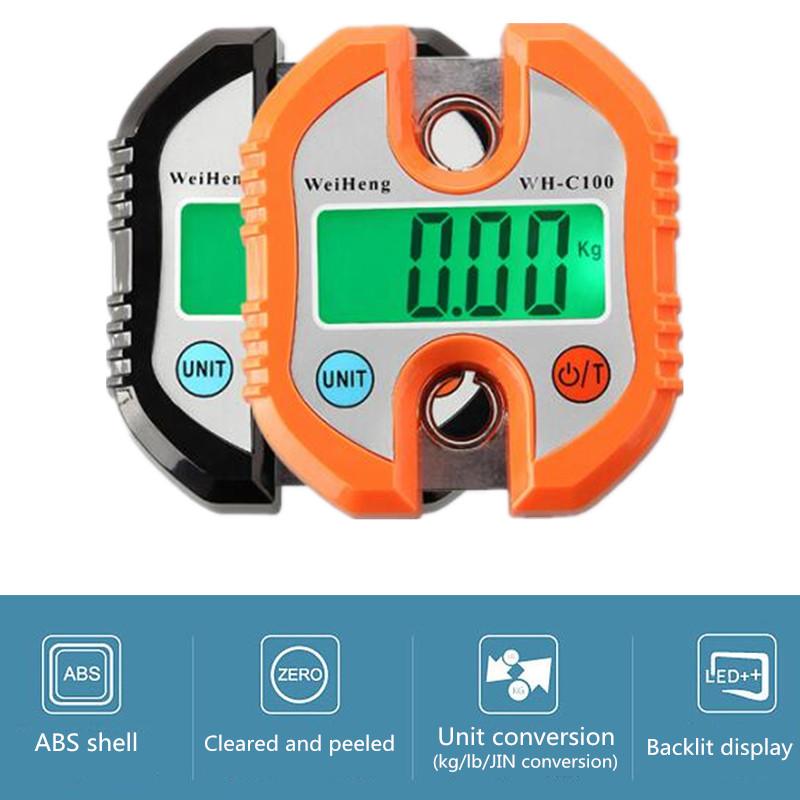 150/200/500kg Kranwaage Schwerlast Hängende Wägehaken Laufwaage Tragbar LCD Elektronische Digitale Industrielle Kranwaage