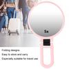 5X Magnifying Folding   Cosmetic Mirror Travel Portable Makeup Mirror