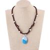 Costume Necklace Moana Cosplay Props Princess Heart Of Te Fiti Necklaces Girl