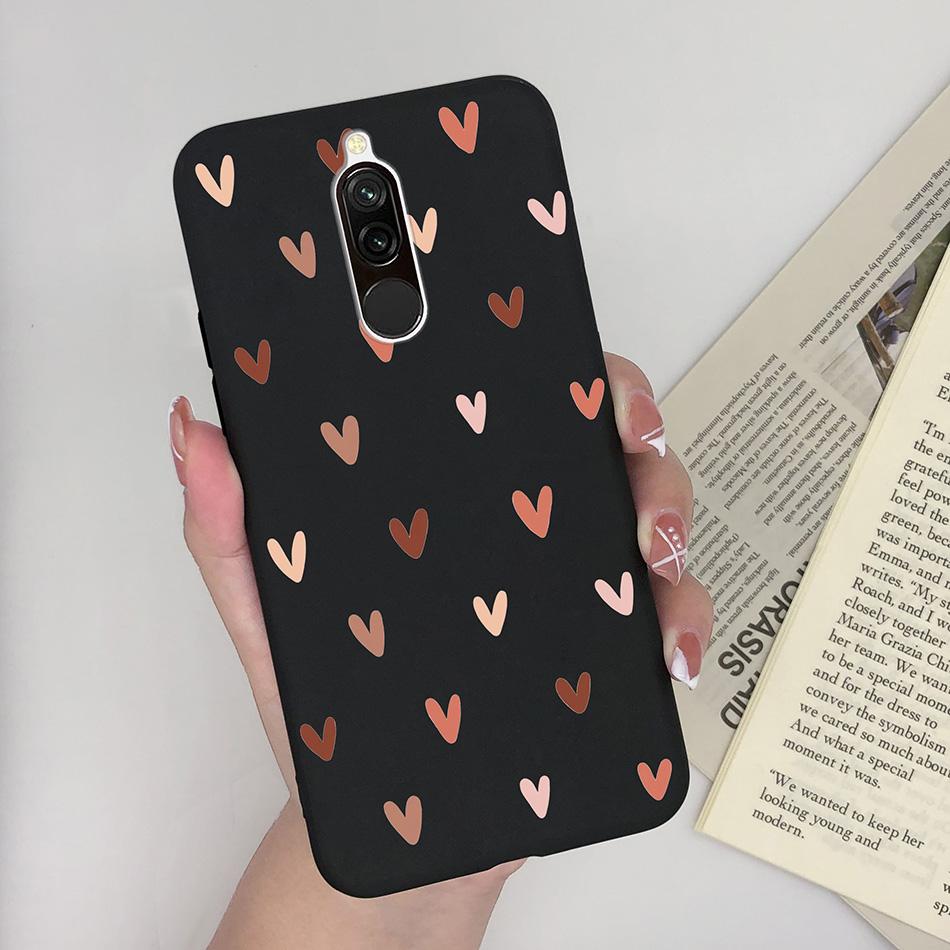 

Soft Case For Xiaomi Redmi 8 Case Silicone Fundas Phone Back Cover For Redmi8 Case Flower Love Heart Bumper For Xiaomi Redmi 8 Redmi 8