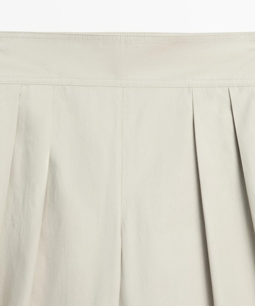 Masimodutti Pleated Sasi Belted Wide Leg Pants