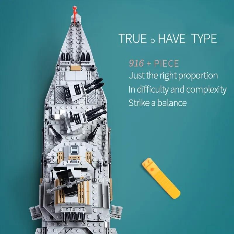 Building Set Toy 1068pcs Construction Cruiser Ocean Ship Building Toy for 6 Years Up Boys 25 Models Engineering