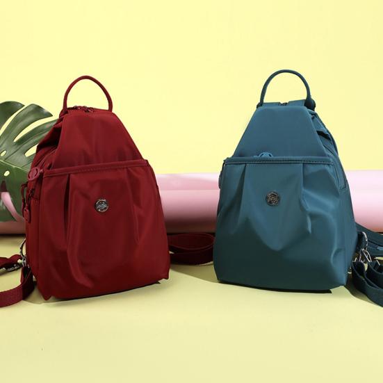 Anti-Theft Sling Backpack 3-in-1 Waterproof Commuter Bag Oxford Fabric Convertible Travel Backpack for Outdoors