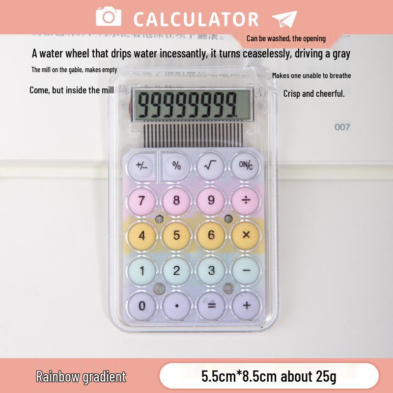 Cute Mini Calculator for Students and Office