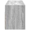 Bathroom Wall Cabinet Gray Sonoma 80 x 25 x 30 cm Particleboard