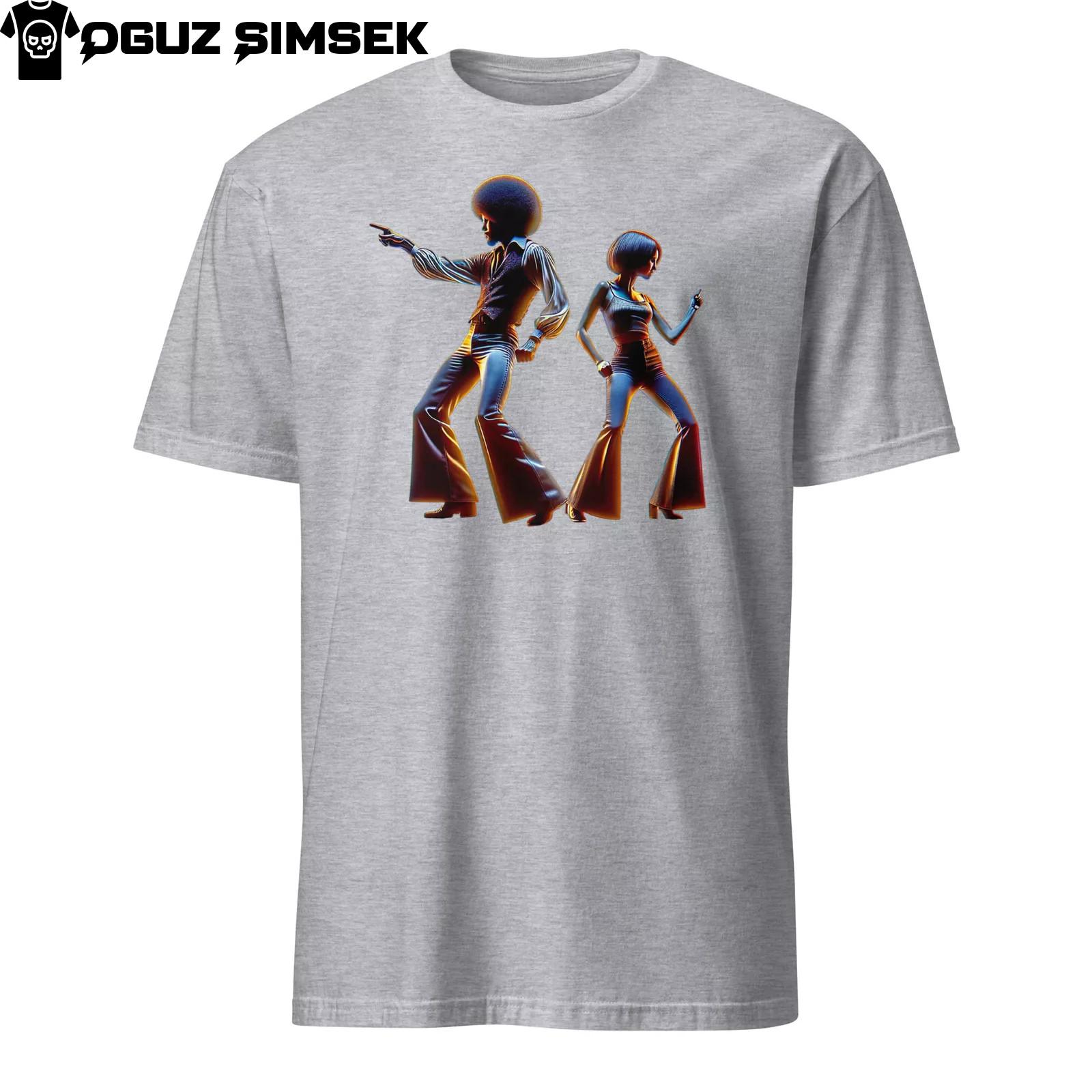 Groovy  70s Disco Funk Afro Tee Retro Dance Party Vibes Unisex  T-Shirt Mens Womens Tees Top M