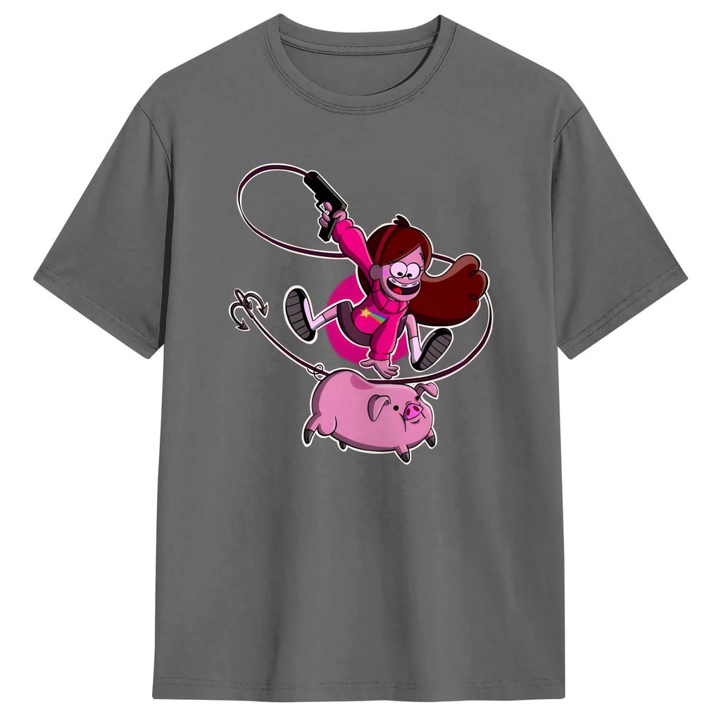 Mabel TShirt Summer GGravity Falls Hippie T Shirts Unisex Cotton O Neck Plus Size 5XL Tees Short Sleeve Streetwear Tops