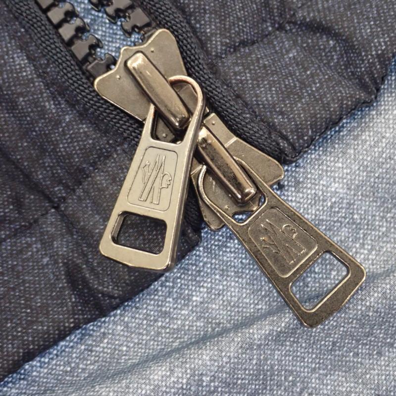 MONCLER  B1091410674553774 4 Nylon jacket Indigo Nylon mens