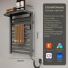Household Intelligent Constant Temperature Drying Bathroom Towel Bar Touch Control Storage Rack Electric Towel Rack