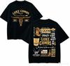2026 Neues Luke Combs Fan-Geschenk T-Shirt Geeignet für Männer und Frauen Badehaus-Stil Lockere Kurzarm Streetwear