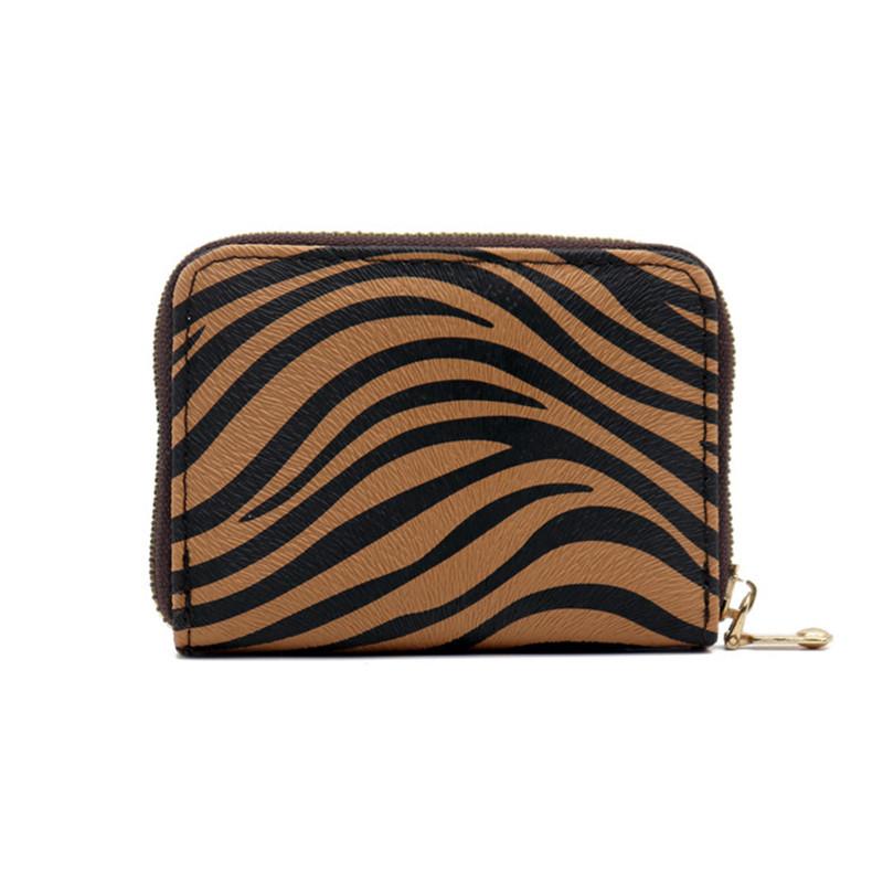 New Organ Card Bag, Women's High-end Leopard Print Wallet, Men's Large-capacity Multi-card Multi-function ID Holder