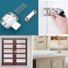 Night Latch Two-Way Swivel Security Door Lock Bolt, Bolt Lock Solid Swivel Door Lock Toilet