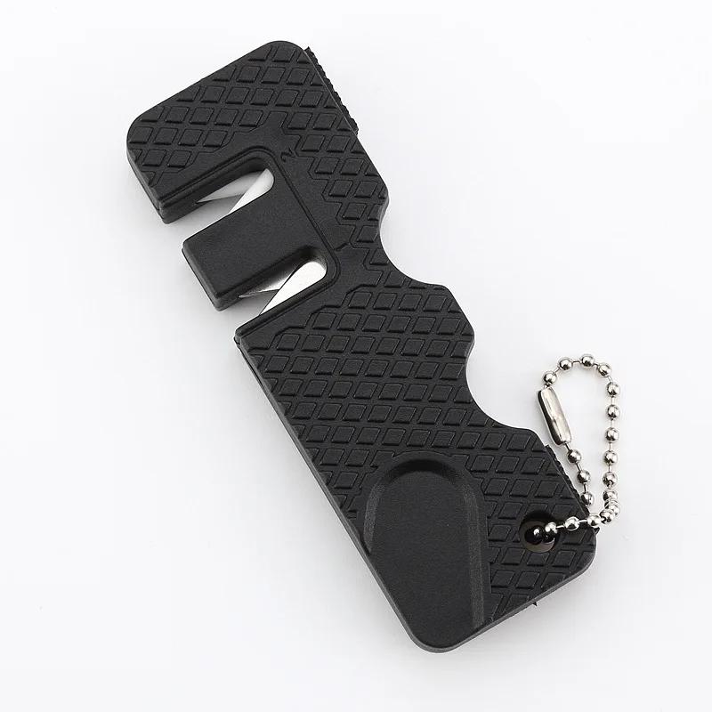 Messerschärfer Taschenformat Keramikschärfer Diamantwerkzeug Schärfer für Scheren Zahnräder Angelhaken Karbid Messerschärfstein Outdoor Multiwerkzeuge