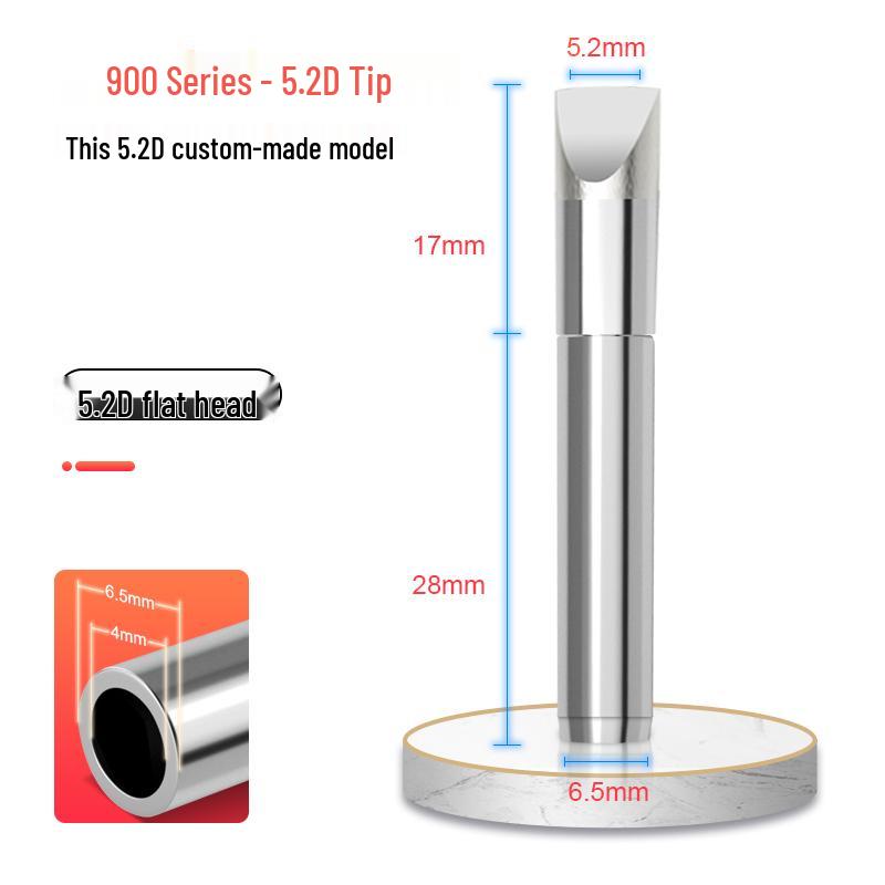 900 High Temp 400°C Soldering Iron Tip for 936 Station - Internal Heat, Constant Temp, K Horseshoe Tip