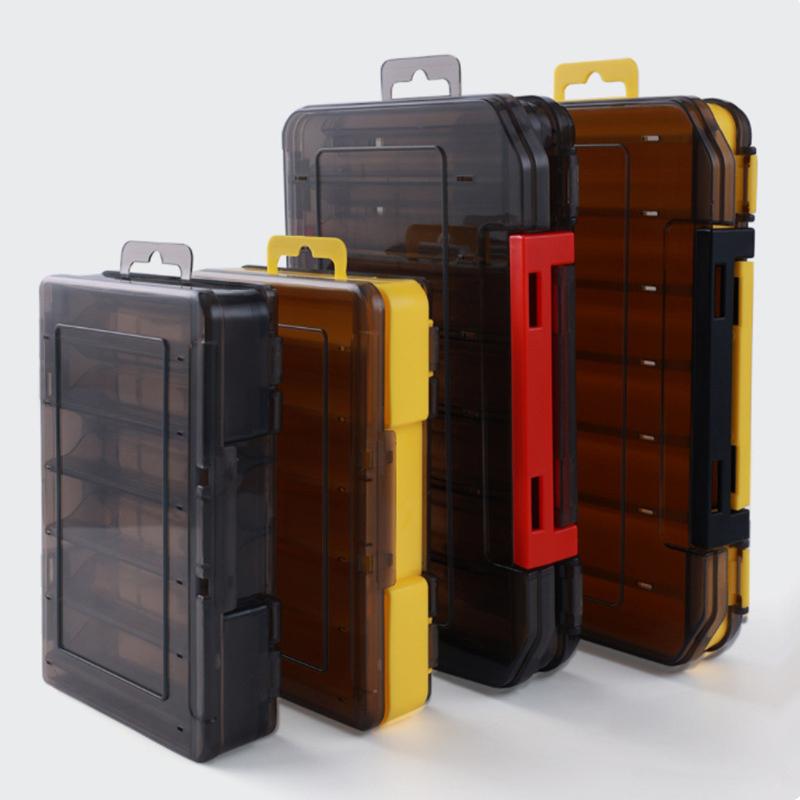 Double-Sided Lure Box Fishing Tool Box Hard Bait Box Storage Accessories Box Fishing Tackle Box