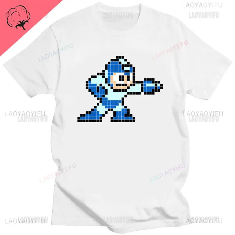 Official Megaman Player Select Men'S T-Shirt Mega Man Video Game Men Printed Tee Fashion Summer Cotton Casual Men'S Gift T Shirt