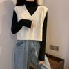 Knitted Waistcoat Autumn and Winter Korean Version of Sleeveless Sweater Vest Women's Outdoor All-match Vest