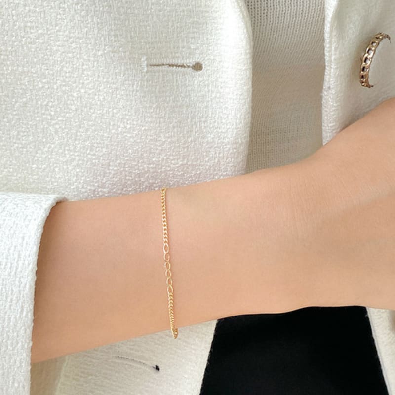 MAYBETOI 14k Rachel Kettchenarmband