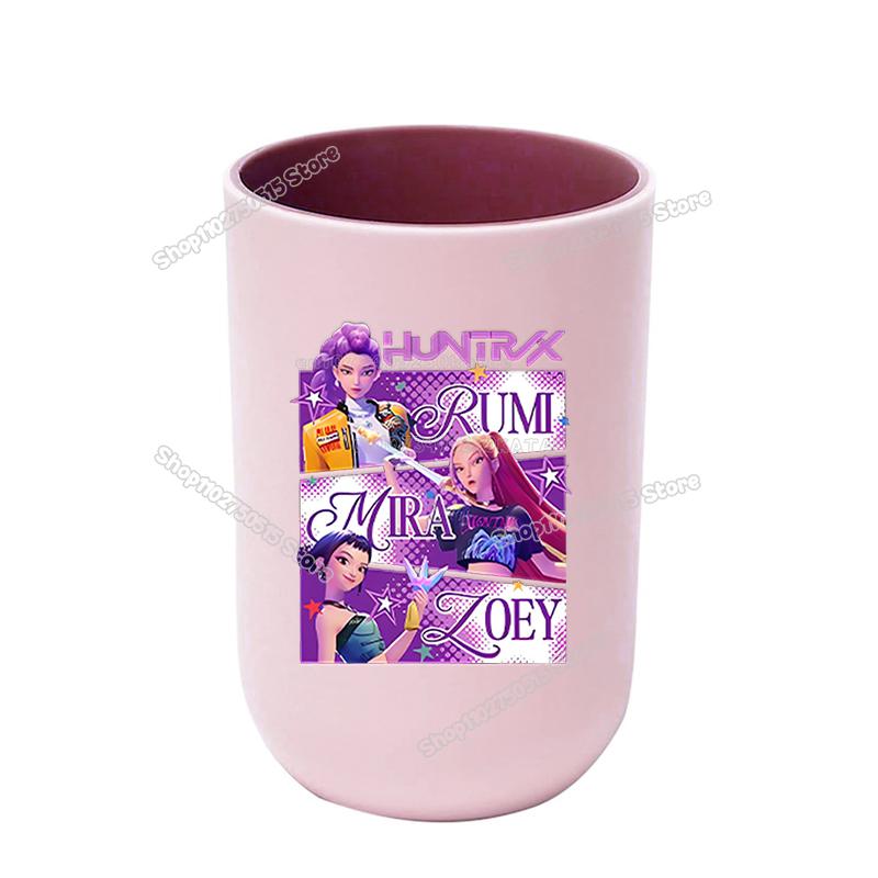 Perfekte KPop Dämonenjäger Kinder Zahnbürstenbecher Niedliche Mädchen Mundspülbecher Zahnbürstenbecher Trinkgeschirr Badezimmer Zahnbürstenhalter