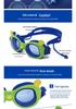 Children's Silicone Anti-Fog Waterproof Swimming Goggles with Large Frame - Universal for Men and Women.