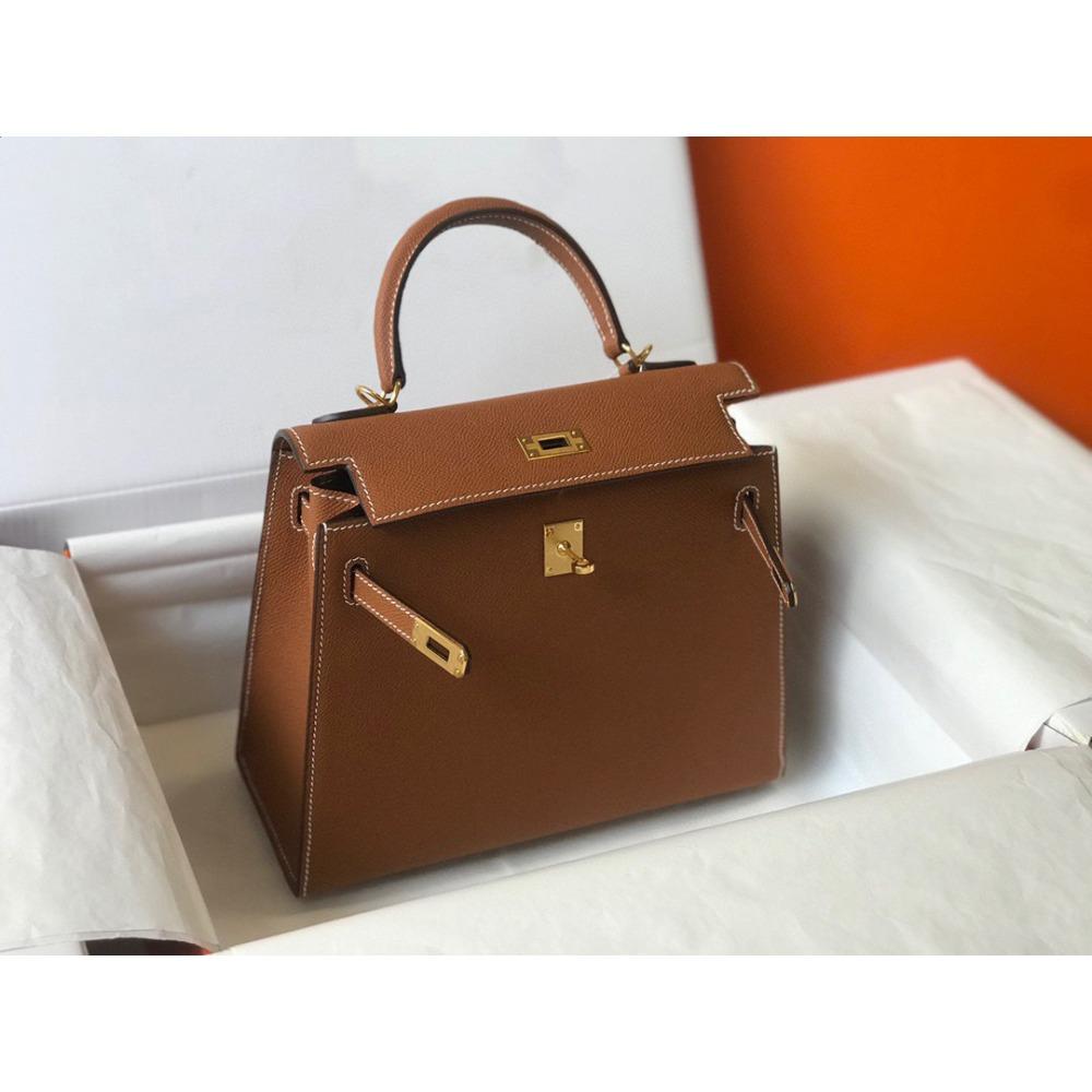 Ny høykvalitets håndveske med palmemønstret ekte skinn Uformell dameveske Allsidig platinaveske Håndholdt crossbody-veske med enkelt skulder