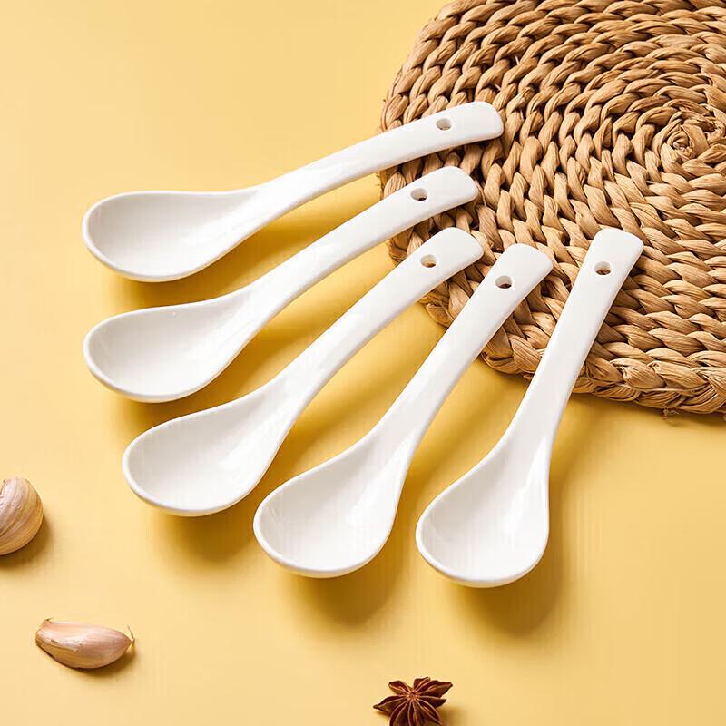 Youlaifu Keramik Suppen- & Esstellerlöffel