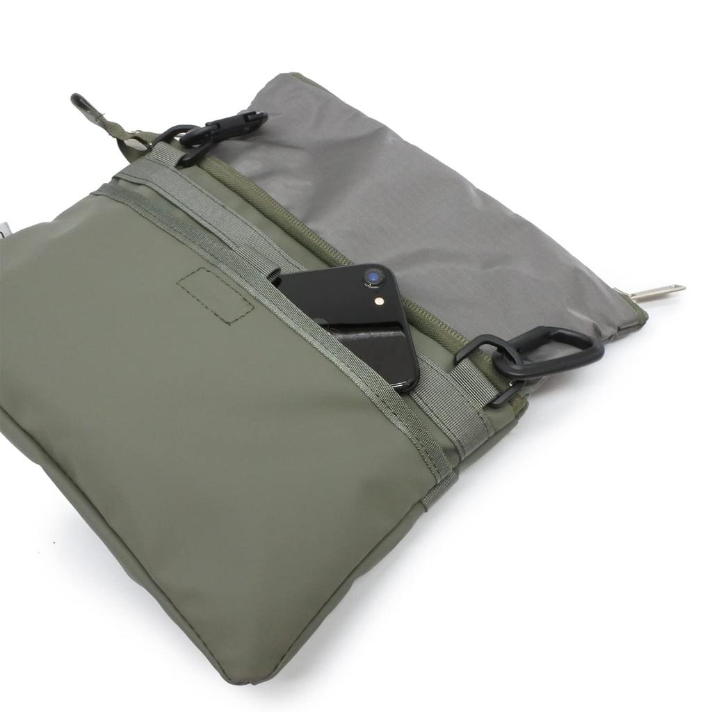 Sea MINI SHOULDER BAG NAVY Lightweight Waterproof Material Made In Japan Shoulder Bag CORDURA [CIE] GRID-3 (ATT-01) Men's Women's