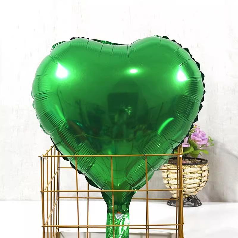 18-Inch Love Aluminum Film Balloon Confession Decoration Engagement Wedding Birthday Scene Arrangement Floating Heart Balloon