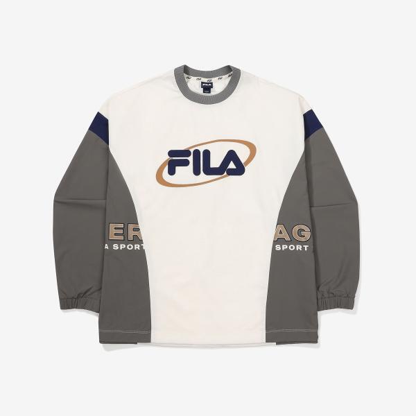Fila Men Heritage Woven Sweatshirt Sad Fs2pof3103x Sad beige/100