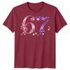 Sixty Seven 67th Birthday Occasions UnisexS TShirt Unisexs Graphic Tee Gift