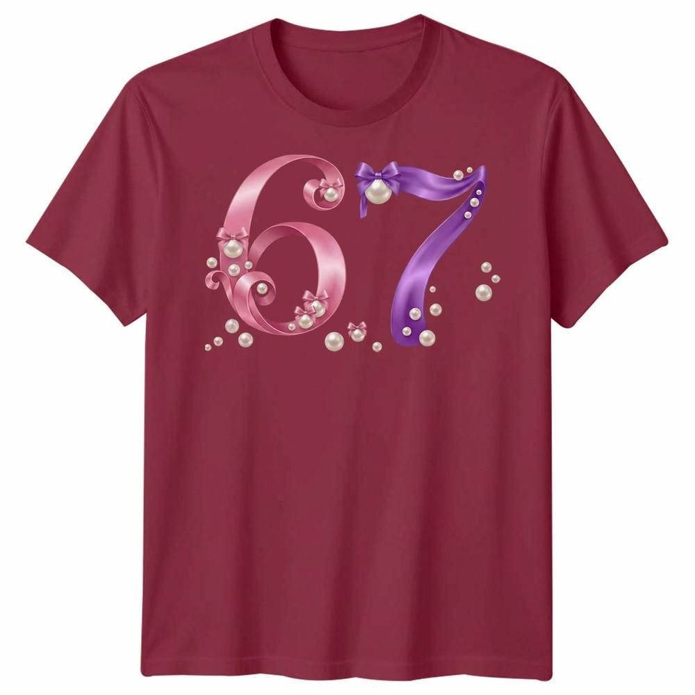Sixty Seven 67th Birthday Occasions UnisexS TShirt Unisexs Graphic Tee Gift