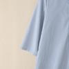 ZANZEA Women Casual Turn Down Collar Loose 3/4 Sleeve Stripe Long Dress