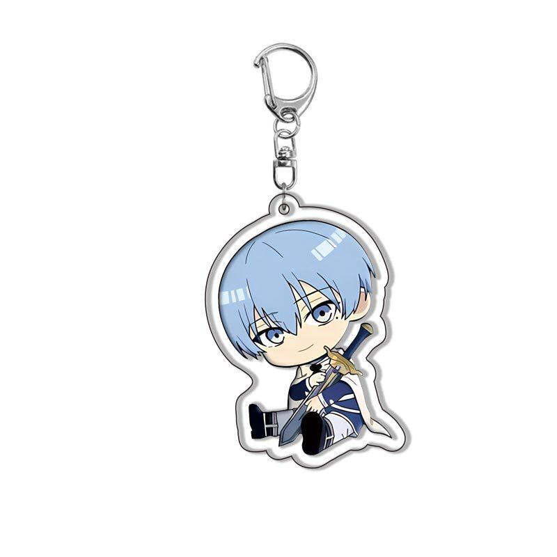 Frieren Beyond Journey s End Acrylic Keychain Frieren Himmel Heiter Cartoon Pendant Anime Peripherals Collectibles Gifts 55mm